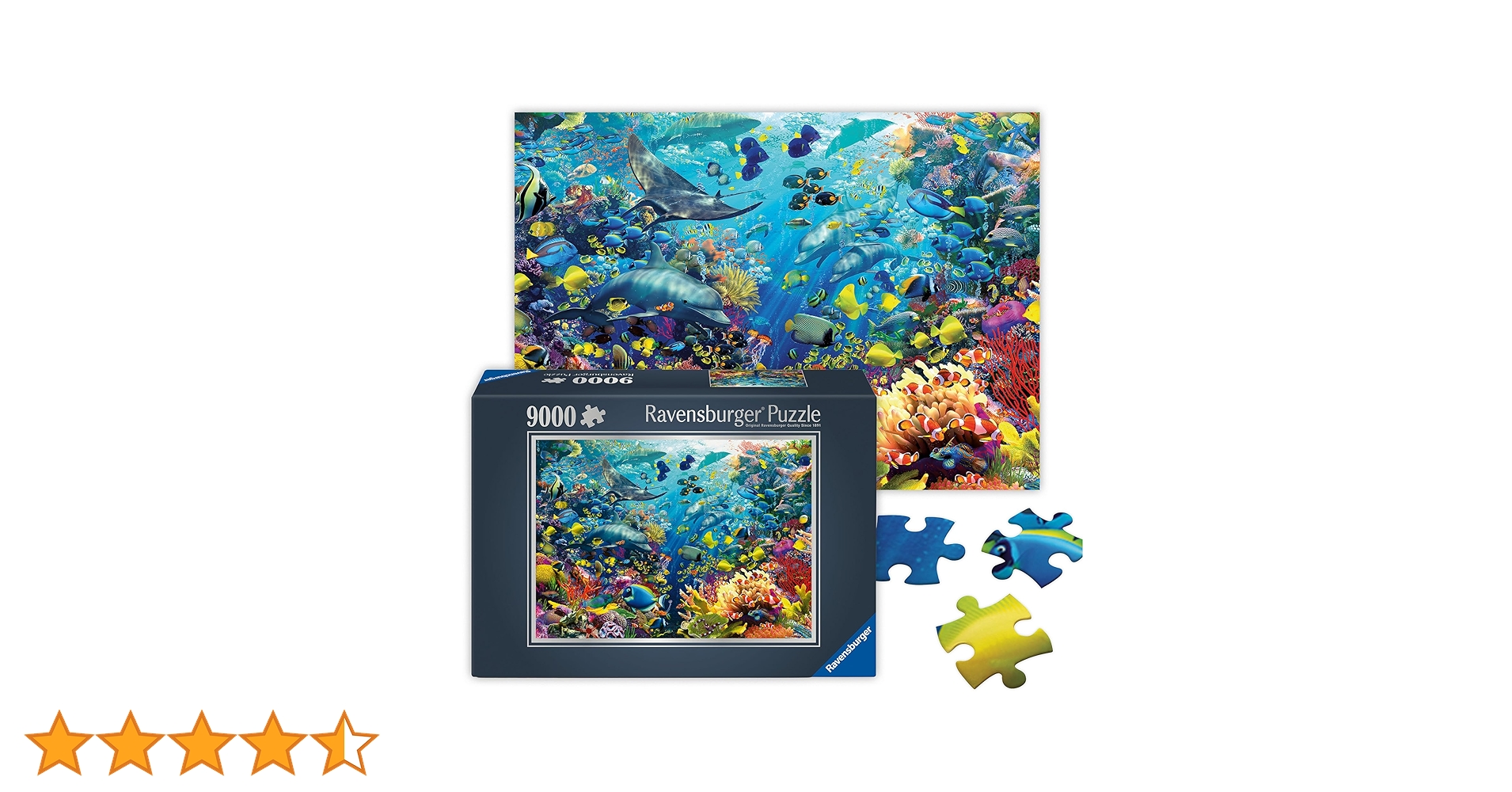 Amazon | UNDERWATER PARADISE 9000 PIECE | ジグソーパズル | おもちゃ
